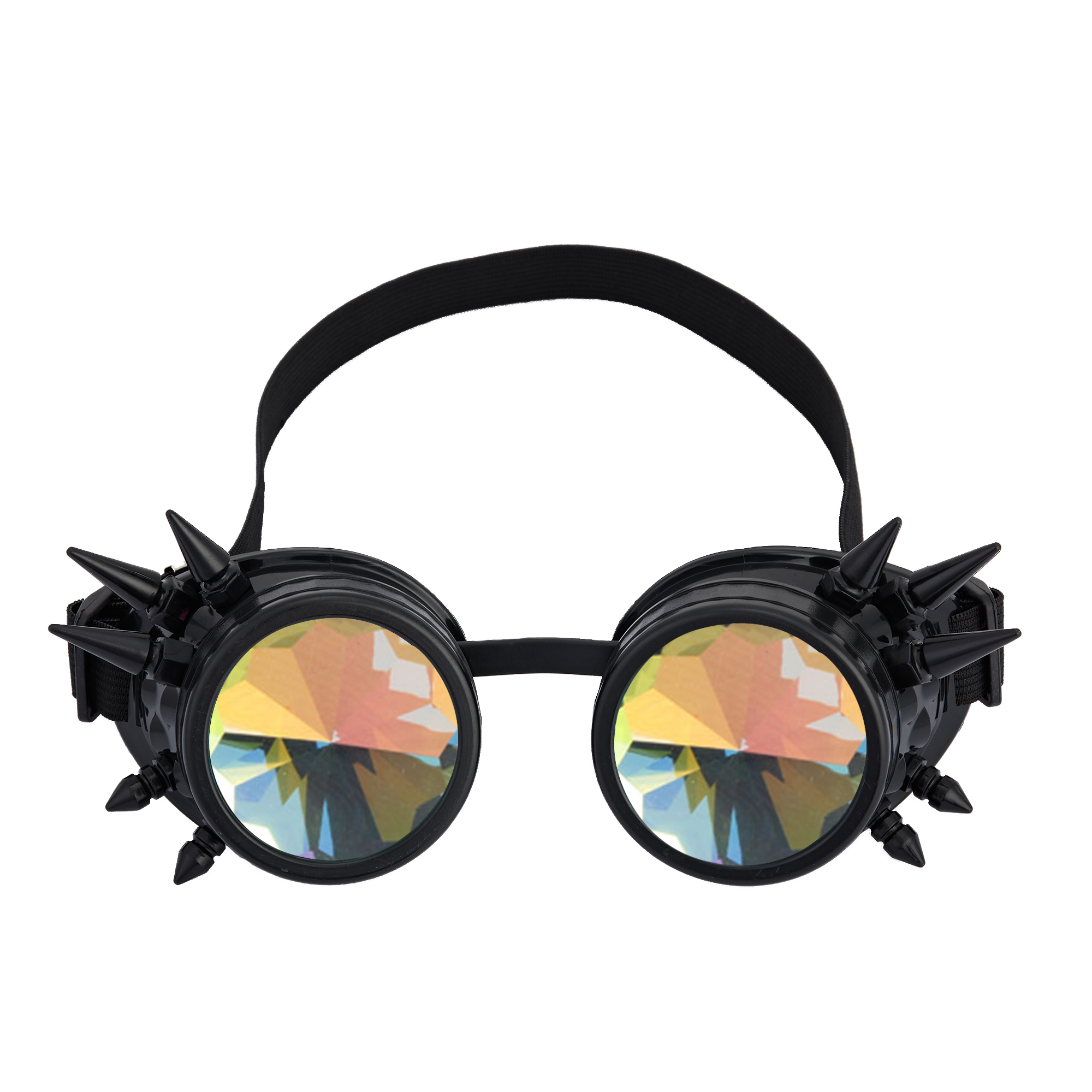 Steampunkn Glasses Goggle with Rainbow Crystal Glass Lens