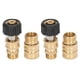 thumbnail image 4 of Conector rápido Crtynell 8 piezas Adaptador de lavadora a presión metal, 4 of 8
