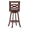 thumbnail image 5 of Boraam Siena 29in. High Back Swivel Wood Kitchen Bar Stool - Cherry Finish, 5 of 7