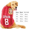 thumbnail image 5 of Dog Medium-sized Dog Spring and Summer Mesh Vest World Cup 8 Pairs of Basketball Uniforms Clothes Dog Clothes Pet Acessorio, 5 of 6
