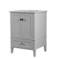 thumbnail image 3 of Bellaterra Home 800631-25-LG 25 in. Single Vanity with Quartz Top, Light Gray, 3 of 11