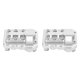 thumbnail image 4 of 2 uds RC cubierta de carcasa diferencial duradera ligera de alta resistencia RC cubierta trasera delantera para Traxxas 1/10 plata, 4 of 10