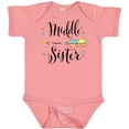 thumbnail image 3 of Inktastic Middle Sister- dots and arrow Girls Baby Bodysuit, 3 of 5