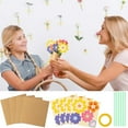 thumbnail image 4 of Fiudx Kit para Ramo de Flores, Juego de Tarjetas Aromáticas Diy, 12 Piezas para Manualidades, Fácil Montaje para Crear Hermosos Ramos, Ideal para El Día de La Madre, Proyectos de Arte y Diversión Fam, 4 of 6
