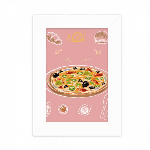 Assorted Italy Tomato Foods Pizza Desktop Photo Frame Picture Display Decoration Art Painting