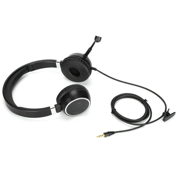 Binaural Headset, Comfortable Wear Clear Sound Communication Headset For Office For Communication