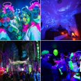 thumbnail image 3 of Ultra Mince Lumières Noires Lumières d'Inondation, 2 Pack LED Lumière Noire avec Support Réglable, Lumière Fluorescente Réactive UV pour Fête Éclatante, Halloween, Peinture Corporelle, 3 of 5