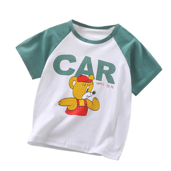 ibiyuan Girls T Shirts Size 12,Girls And Boys Cartoon Pure Cott On Short Sleeve T Shirts