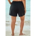 thumbnail image 2 of Swim 365 Women's Plus Size Boxer Swim Short With Built-In Tummy Control Brief, 2 of 4