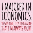 thumbnail image 2 of CafePress - Majored In Economics Body Suit - Long Sleeve Cotton Baby Bodysuit, 2 of 4