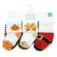 thumbnail image 2 of Hudson Baby Unisex Baby Holiday Newborn Terry Socks, Halloween Christmas, 0-6 Months, 2 of 5
