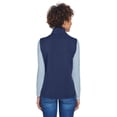 thumbnail image 2 of CORE365 CE701W Women's Cruise Two-Layer Fleece Bonded Soft Shell Vest-Classic Navy-XL, 2 of 3