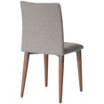 thumbnail image 4 of Manhattan Comfort Chaise d'Appoint Rembourrée avec Charles en Gris, 4 of 7