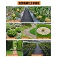 thumbnail image 5 of Yiwa 5oz 4x100ft Garden Weed Barrier Landscape Fabric, Dual-Layer Weed Block Gardening Mat, 5 of 7