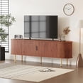 thumbnail image 3 of Soonbuy 47" TV Stand, Modern TV Console Table with Storage Compartment and Sliding Door, Gaming Entertainment Center with Cabinet for Living Room, Bedroom, Office, 3 of 7