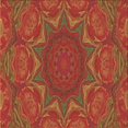 thumbnail image 1 of Ahgly Tapis d'Intérieur Lavable en Machine Carré Rouge, 5 Pieds Carré, 1 of 7