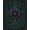 Green, Pattern 8, variant on Design&I 8'x10' Washable Area Rug Extra Large Skid-Resistant Low Profile Dark Purple Black Celestial Design Mystical Motifs with Moon and Serpent for Living Room, Family