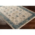 thumbnail image 3 of Surya Mirabel MBE-2313 31x48" Rectangle Fabric Rug in Teal Blue/Beige, 3 of 7