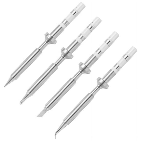 4Pcs Mini Pencil Soldering Iron Tips Replacement for Pinecil Micro-Soldering Iron,PTS200/TS100 Portable Solder Pen Tool