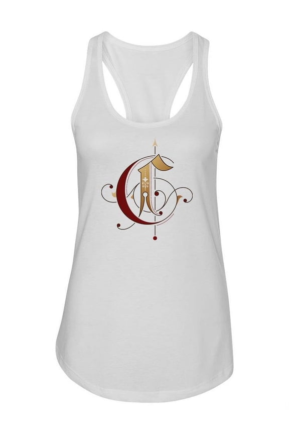 Gothic Initial C Tank Women -Image by Shutterstock, Female Large