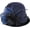 2-navy, variant on Felt Cloche Fedora Hat Winter Warm Bucket Hat Ladies Church Derby Party