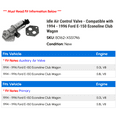 thumbnail image 2 of Idle Air Control Valve - Compatible with 1994 - 1996 Ford E-150 Econoline Club Wagon 1995, 2 of 2