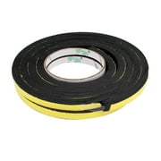 2pcs 10mm x 10mm Self Adhesive Shock Resistant Anti-noise Foam Tape 2M Length