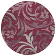 thumbnail image 2 of Addison Rugs Chantille Indoor/Outdoor Transitional Swirls Garnet Washable Round Rug, 8' x 8', 2 of 6