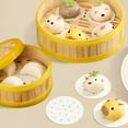thumbnail image 7 of CZQ200pcs Air Fryer Liners, 5 inches Bamboo Steamer Liners, Premium Perforated Parchment Steaming Papers, Non-stick Steamer Mat Liner for Air Fryers Baking Cooking Oven, 7 of 7