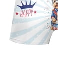 thumbnail image 5 of Happy 4th of July Patriotic Yorkshire Terrier Marching Band Uniform Balloons Fireworks All Over Print Boxer Briefs Underwear for Men Dad Yorkie Dog Lover Gifts - 13009, 5 of 6
