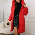 thumbnail image 4 of MANHUJI 2024 Warm Parka Jackets Winter Warm Thicken Long Outwear Pockets Coat Parka Jacket Xs-3Xl (Red,L), 4 of 6