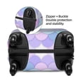 thumbnail image 4 of Xecao Rainbow Scales print Elastic Luggage Cover, with double-sided print , is perfect for travel, business, and daily use, 4 of 9