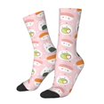 thumbnail image 1 of Fotbe Cute Sushi Calcetas Largas con Estampado para Hombre y Mujer – Calcetas de Compresión Transpirables y Elásticas, Viajar y Uso Diario Talla 5-11, 1 of 6