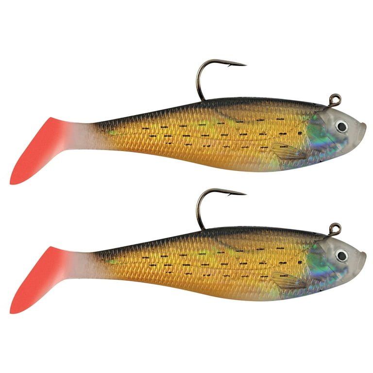 Hurricane SS6-2-77 Swim Shad 6 Bunker/Red Mouth