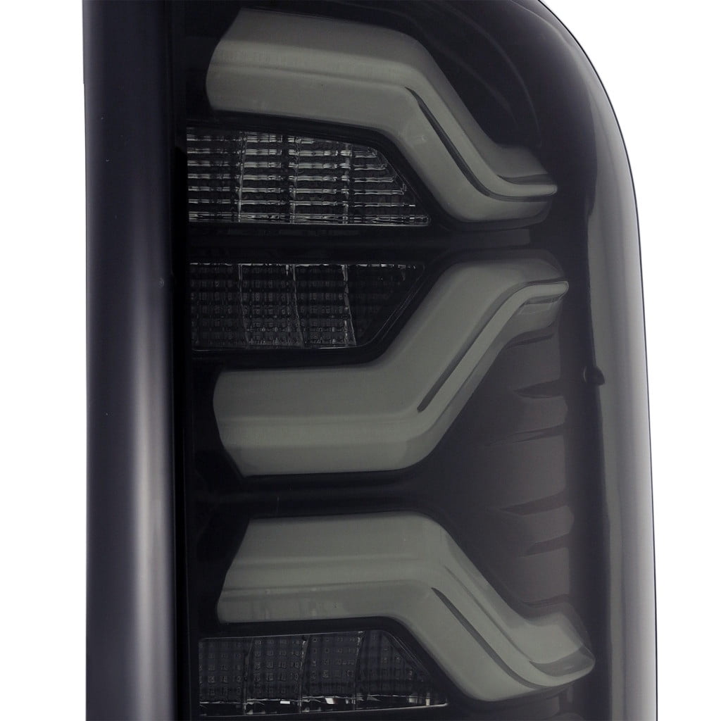 AlphaRex For Toyota Tacoma 2016-2020 LED Tail Lights PRO-Series | Jet Black | 680010