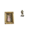 thumbnail image 1 of Elodie Resin Knight Photo Frame Card Display Holder Poster Glass Front Picture Frame European Creative Statue Decorative Figurine for Desktop Tabletop Wall Display Bedroom Office Farmhouse, 1 of 8