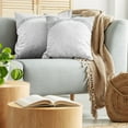 thumbnail image 5 of Ambesonne Damask Throw Pillow Cover 2 Pack, Abstract Retro Ornaments, 16", Pale Grey White, 5 of 5