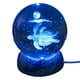 thumbnail image 1 of Bola de cristal tallada en 3D, luz nocturna, enchufe USB, adorno de iluminación (tortuga marina), 1 of 6