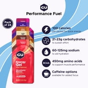 GU Energy, Original Energy Gels, Assorted Flavors - 24 count