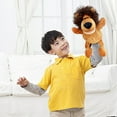thumbnail image 2 of LICHENGTAI Hand Puppet Toys Ventriloquist Animal Gloves,Hippo,Toddler Animal Plush Toys for Show Theater,Birthday Gift Cartoon Animal Play House Storytelling Party Kids Interactive Toys, 2 of 10
