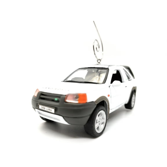 Land Rover Freelancer Large Custom Christmas Ornament 1:34 Diecast White