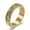 Gold, variant on 6MM Gold/Rainbow/Silver/Black Spinner Band Womens Stainless Steel Ring Size 6-11