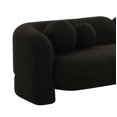 thumbnail image 3 of Amelie Black Faux Fur Sofa, 3 of 4