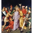 thumbnail image 3 of Hans Holbein The Elder 15x16 Black Modern Framed Museum Art Print Titled - Christ's Arrest (1501), 3 of 5