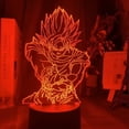 thumbnail image 5 of Lámpara LED 3D de Anime Goku, Vegeta, Dragon Ball Z, Super Saiyan, luz nocturna, lámpara de mesa, regalo, 7/16 colores, carga USB, 5 of 5