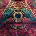 thumbnail image 5 of Fashion Bedroom Decor The Eye of God Printed Duvet Cover Pillowcase Adult Stylish Bedspreads,King (90"x104"), 5 of 6