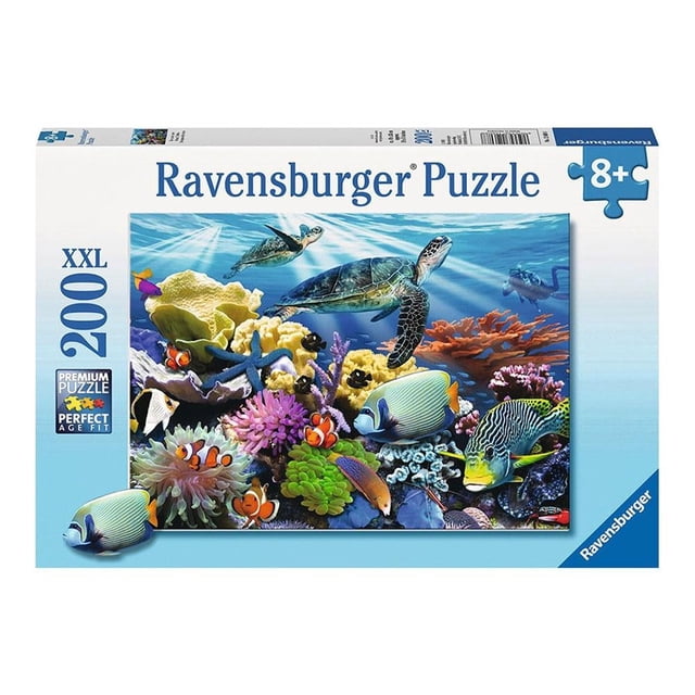 Rompecabezas Ravensburger Puzzle Tortugas en el Mar 200 Piezas