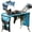 Blue, variant on Pet Grooming Hammock for Dogs, 2-in-1 Foldable Pet Grooming Bed, Dog Bath Holder with Breathable Mesh Sling for Nail Trimming & Bathing