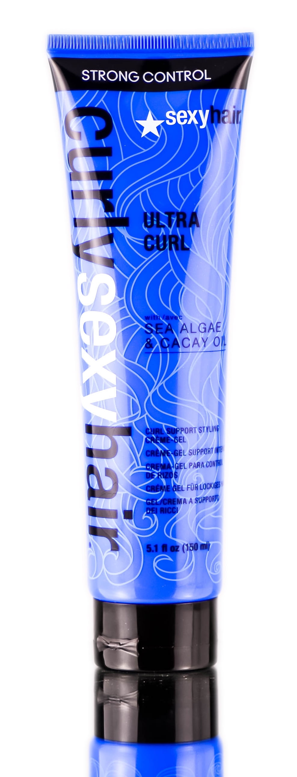 Curly Sexy Hair Ultra Curl Support Styling Creme Gel 5.1 oz Pack of