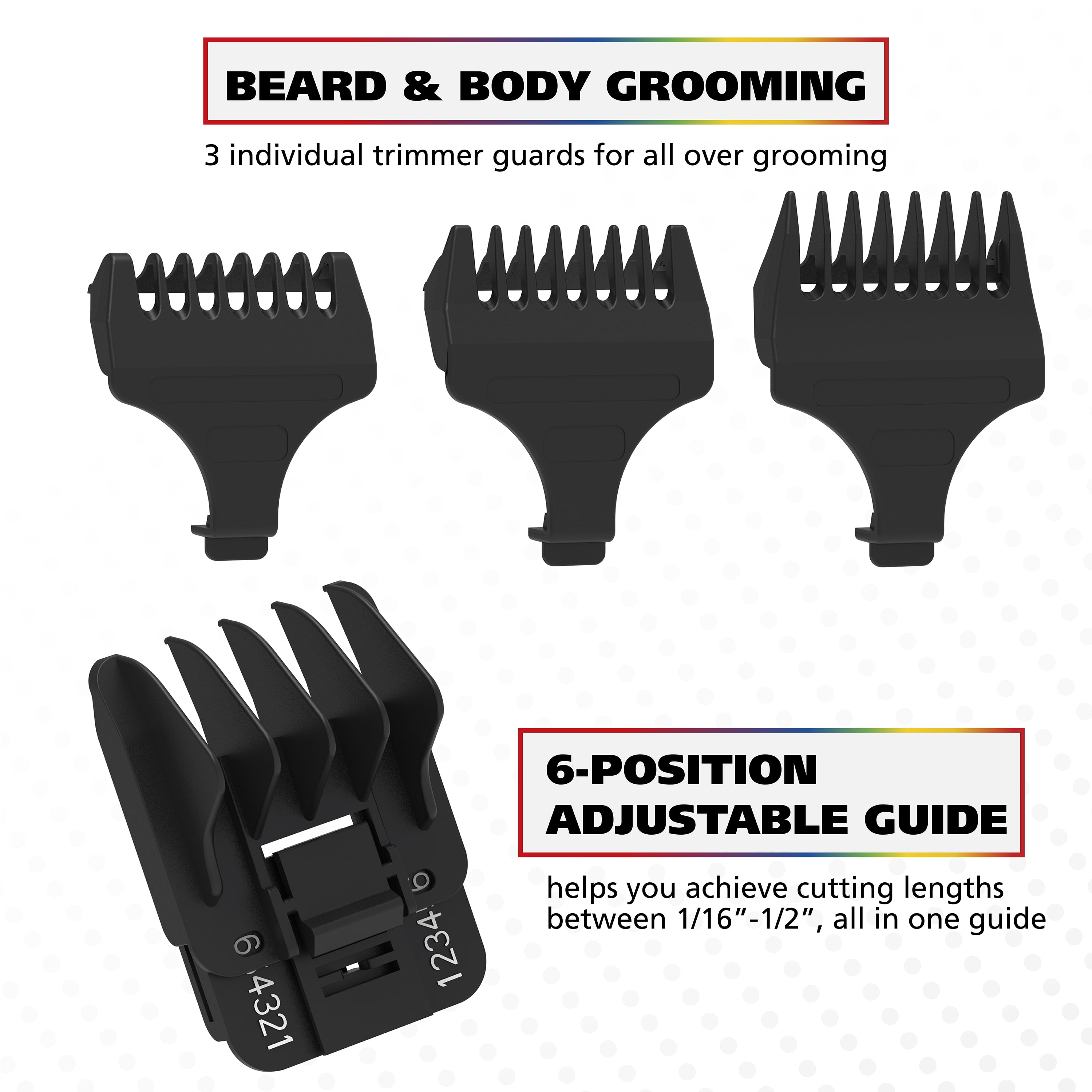 Wahl Pro Series Platinum Combo Kit for Men or Women, Premium Hair Clipper Black/ Corded 79804-100